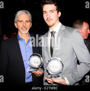 Motor Sport Magazin 2013 Hall Of Fame statt an der Königlichen Opernhaus - innen mit: Damon Hill, Josh Hill wo: London, Vereinigtes Königreich bei: 25. Februar 2013 Stockfoto