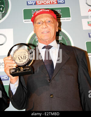 Motor Sport Magazin 2013 Hall Of Fame statt an der Königlichen Opernhaus - innen mit: Niki Lauda wo: London, Vereinigtes Königreich bei: 25. Februar 2013 Stockfoto