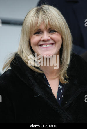Prominente in den ITV Studios Featuring: Sally Lindsay Where: London, Vereinigtes Königreich bei: 26. Februar 2013 Stockfoto