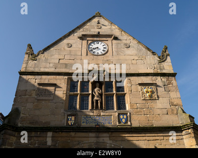 Alte Markthalle, Shrewsbury, Shropshire, England Stockfoto