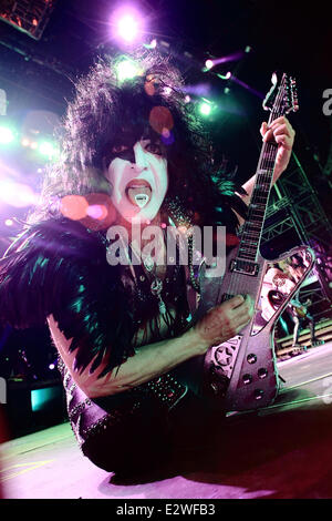 KISS live auf Allphones Arena Featuring durchzuführen: küssen wo: Sydney, Australien bei: 10. März 2013 Stockfoto