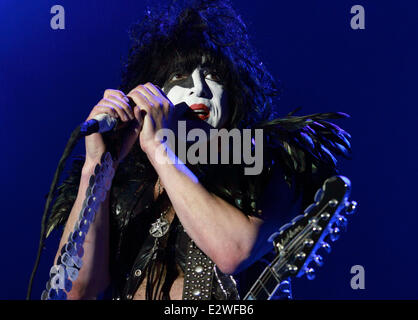 KISS live auf Allphones Arena Featuring durchzuführen: küssen wo: Sydney, Australien bei: 10. März 2013 Stockfoto