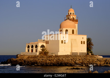 Moschee auf der Corniche, Jeddah, Saudi Arabien Stockfoto