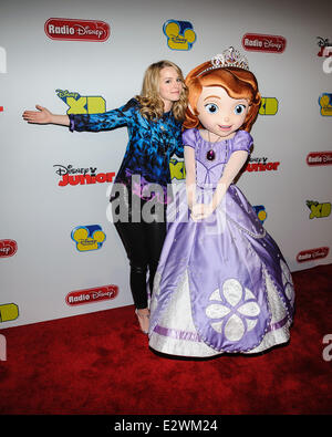 ABC/Disney Upfronts statt in der Hudson-Theater im Millennium Broadway Hotel Featuring: Bridgit Mendler wo: New York City, USA: 12. März 2013 Stockfoto