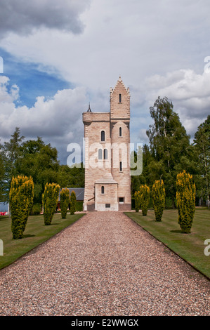 Ulster Turm Denkmal für die Soldaten von der 36th (Ulster) Abteilung, in der Nähe von Thiepval, Picardie, Frankreich Stockfoto