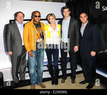 Samsung Frühling Launch Event findet statt am Museum of American Finance an der Wall Street Manhattan mit: Flo Rida, Kate Stockfoto