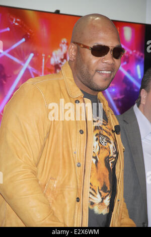 Samsung Frühling Launch Event findet statt am Museum of American Finance an der Wall Street Manhattan mit: Flo Rida wo Stockfoto