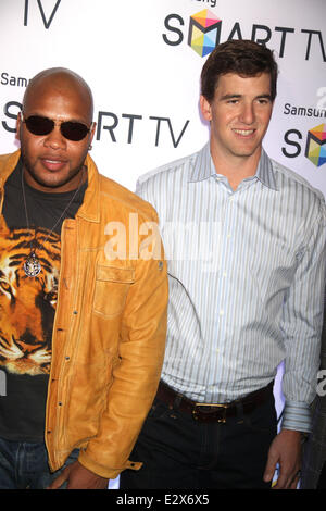 Samsung Frühling Launch Event findet statt am Museum of American Finance an der Wall Street Manhattan mit: Flo Rida, Eli M Stockfoto