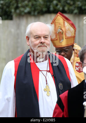 Justin Welby thront als 105. Erzbischof von Canterbury an Canterbury Kathedrale Featuring: Atmosphäre wo: Kent, Einheit Stockfoto