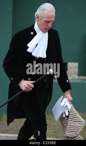 Justin Welby thront als 105. Erzbischof von Canterbury an Canterbury Kathedrale Featuring: Atmosphäre wo: Kent, Einheit Stockfoto