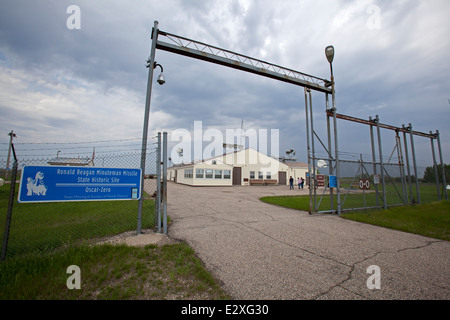 Der Ronald Reagan Minuteman Rakete State Historic Site, ein Start-Control-Anlage, die 10 Atomraketen gesteuert. Stockfoto