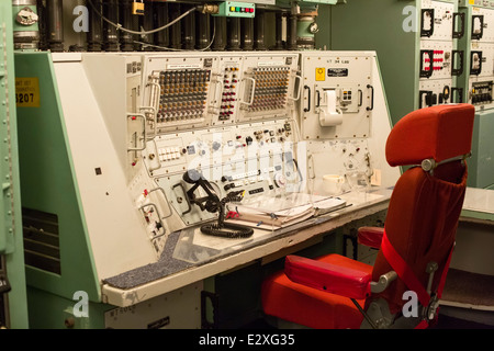 Der Ronald Reagan Minuteman Rakete State Historic Site, ein Start-Control-Anlage, die 10 Atomraketen gesteuert. Stockfoto