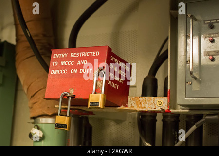 Der Ronald Reagan Minuteman Rakete State Historic Site, ein Start-Control-Anlage, die 10 Atomraketen gesteuert. Stockfoto