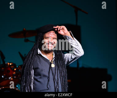 Reggae-Sänger Maxi Priest tritt bei Miramar Cultural Center Featuring: Maxi Priester aka Max Alfred Elliot Where: Mirama Stockfoto