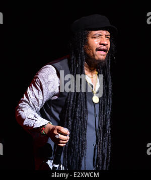 Reggae-Sänger Maxi Priest tritt bei Miramar Cultural Center Featuring: Maxi Priester aka Max Alfred Elliot Where: Miramar, Florida, USA bei: 30. März 2013 Stockfoto