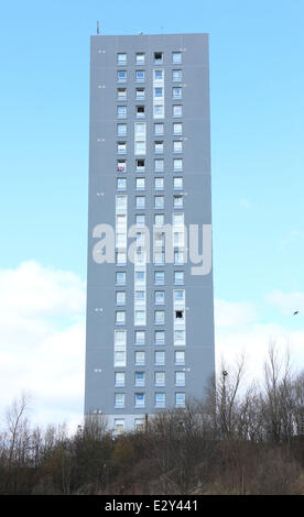 Der Herzog und die Herzogin von Cambridge besuchen die Donald Dewar Leisure Centre in Drumchapel, für ihre Stiftung mit neuen schottischen Projektstart: Atmosphäre wo: Glasgow, Schottland, Vereinigtes Königreich bei: 4. April 2013 Stockfoto