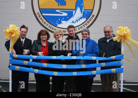 Alpena Fish and Wildlife Conservation Office Ribbon Cutting Veranstaltung Stockfoto