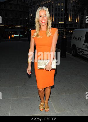 'Streng kommen tanzen Reunion' prominenten Kopf zum Abendessen im Restaurant Featuring STK: Denise van Outen wo: London, Vereinigtes Königreich bei: 24. April 2013 Stockfoto