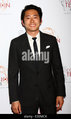 34. College Television Awards Gala im JW Marriott Los Angeles L.A. LIVE - Ankünfte mit: Steven Yeun Where: Los Angeles, California, Vereinigte Staaten von Amerika bei: 25. April 2013 Stockfoto