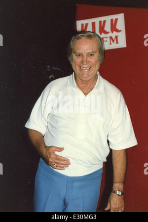 George Jones Archiv Fotos Featuring: George Jones wo: Houston, Texas, USA als: 11. April 1987 Stockfoto