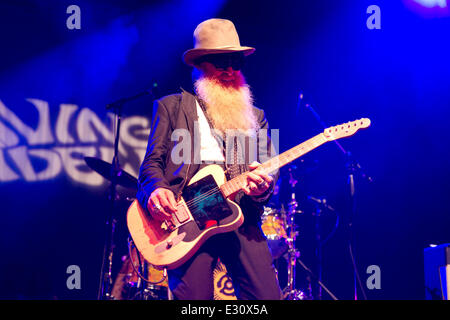 Moving Sidewalks führt am Psych Fest in Austin Featuring: Billy Gibbons wo: Austin, TX, USA bei: 26. April 2013 Stockfoto