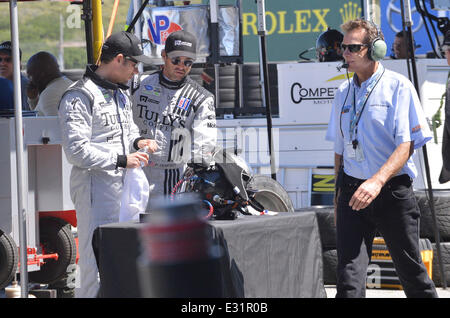 Patrick Dempsey konkurriert in American Le Mans Series (ALMS) bei Mazda Laguna Seca Raceway Featuring: Patrick Dempsey wo: Monterey, Kalifornien, USA bei: 9. Mai 2013 Stockfoto