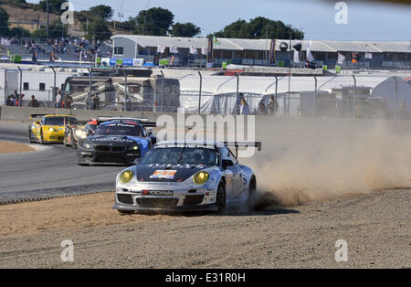 Patrick Dempsey konkurriert in American Le Mans Series (ALMS) bei Mazda Laguna Seca Raceway Featuring: Patrick Dempsey wo: Monterey, Kalifornien, USA bei: 9. Mai 2013 Stockfoto