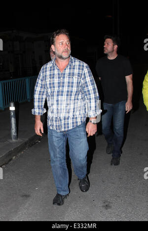 Schauspieler Russell Crowe ist Istanbul mit unterwegs gesehen: Russell Crowe Where: Istanbul, Türkei: 26. Mai 2013 Credi Stockfoto