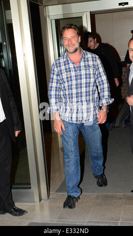 Schauspieler Russell Crowe ist Istanbul mit unterwegs gesehen: Russell Crowe Where: Istanbul, Türkei: 26. Mai 2013 Credi Stockfoto