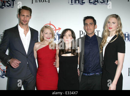 Los Angeles-Premiere von "The East" anlässlich der ArcLight Hollywood Theater 10 Featuring: Alexander Skarsgard, Patricia Clarkson, Ellen Page, Leiter Zal Batmanglij, Brit Marlengo (Marling) wo: Los Angeles, CA, Vereinigte Staaten von Amerika bei: 29. Mai 2013 Stockfoto