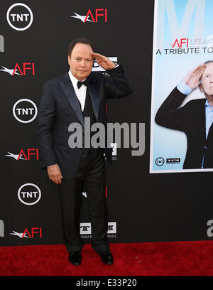 41. AFI Life Achievement Award ehrt Mel Brooks auf der Dolby Theater Featuring: Billy Crystal Where: Los Angeles, California, Vereinigte Staaten von Amerika bei: 7. Juni 2013 Stockfoto