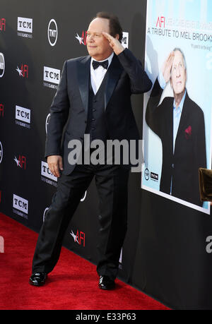 41. AFI Life Achievement Award ehrt Mel Brooks auf der Dolby Theater Featuring: Billy Crystal Where: Los Angeles, California, Vereinigte Staaten von Amerika bei: 7. Juni 2013 Stockfoto