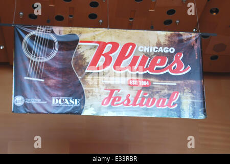 30. jährlichen Chicago Bluesfestival - Tag eins wo: Chicago, Illinois, Vereinigte Staaten, wann: 6. Juni 2013 Stockfoto