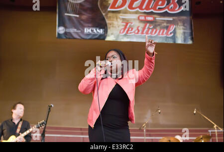 30. jährlichen Chicago Bluesfestival - Tag mit: Shemekia Copeland wo: Chicago, Illinois, Vereinigte Staaten, wann: 6. Juni 2013 Stockfoto