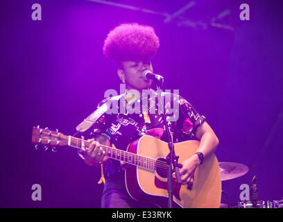 RockNess Festival in Inverness - Performances - Tag 2 mit: Kimberly Anne wo: Inverness, Schottland bei: 8. Juni 2013 Stockfoto