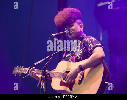 RockNess Festival in Inverness - Performances - Tag 2 mit: Kimberly Anne wo: Inverness, Schottland bei: 8. Juni 2013 Stockfoto