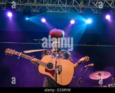 RockNess Festival in Inverness - Performances - Tag 2 mit: Kimberly Anne wo: Inverness, Schottland bei: 8. Juni 2013 Stockfoto