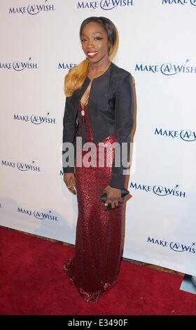 Make-A-Wish Metro feiern "Ein Abend der Wünsche" New York 30. Jubiläums-Gala im Cipriani Wall Street Featuring: Estelle Where: New York City, NY, USA bei: 13. Juni 2013 Stockfoto