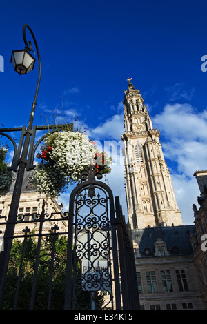 Hotel de Ville Arras Frankreich Stockfoto