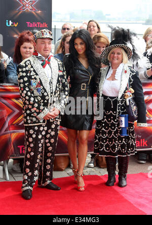 Der X-Faktor-London auditions Featuring: Nicole Scherzinger Where: London, Vereinigtes Königreich bei: 19. Juni 2013 Stockfoto