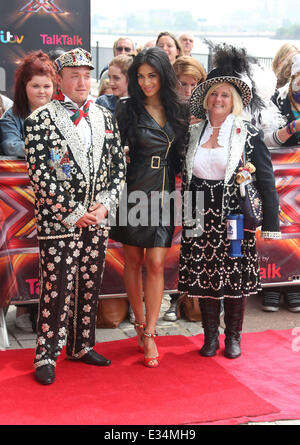 Der X-Faktor-London auditions Featuring: Nicole Scherzinger Where: London, Vereinigtes Königreich bei: 19. Juni 2013 Stockfoto