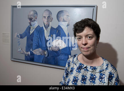 BP Portrait Award 2013 in der National Portrait Gallery wo statt: London, Vereinigtes Königreich bei: 19. Juni 2013 Stockfoto