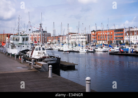 Dunkerque Hafen Frankreich Stockfoto