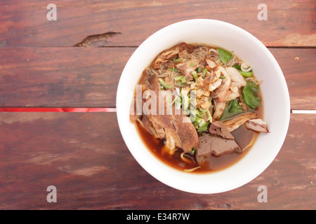 Ente Nudeln Stockfoto