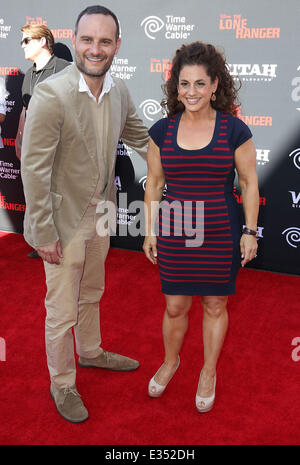 Die Weltpremiere von Disney/Jerry Bruckheimer Filme "The Lone Ranger" bei Disney California Adventure Park - Ankünfte Featurin Stockfoto