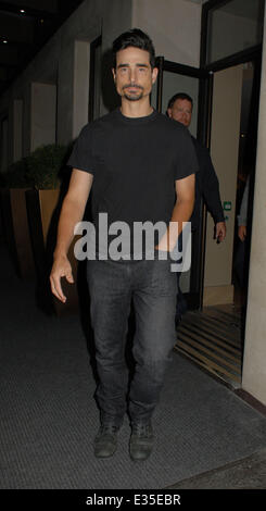 Backstreet Boys, The kann Fair Hotel zum Abendessen im Nobu Berkeley Featuring haben verlassen: Kevin Richardson, Backstreet Boys wo: London, Vereinigtes Königreich bei: 29. Juni 2013 Stockfoto