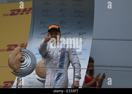 Red Bull Ring, Spielberg, Steiermark, Österreich. 22. Juni 2014. F1 Grand Prix von Österreich. Valtteri Bottas nimmt seine Williams Martini Racing FW36 das 3. Verdienst: Action Plus Sport/Alamy Live News Stockfoto