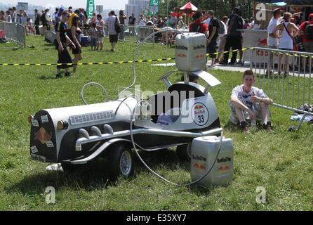 Red Bull Soapbox Race 2013 statt am Parc de Saint-Cloud wo: Paris, Frankreich bei: 5. August 2013 Stockfoto