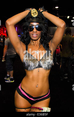 EXXXOTICA Chicago 2013 bei der Donald E Stephens Convention Center mit: Candace Where: Rosemont, Illinois, Vereinigte Staaten, wann: 13. Juli 2013 Stockfoto