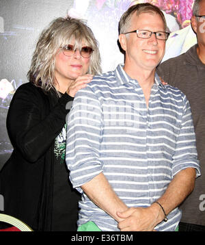 Original MTV VJ Signierstunde am Rock Alter Theater in The Venetian Hotel und Casino mit: Nina Blackwood, Alan Stockfoto